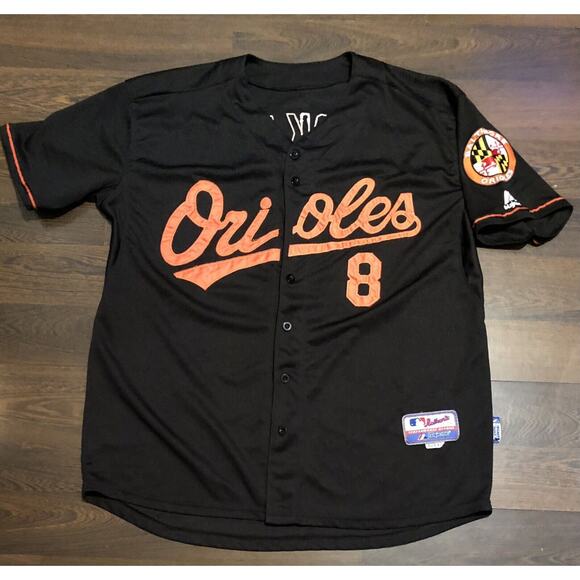 Vintage Rare Majestic Authentic Baltimore Orioles Cal Ripken Jr8 Jersey 52 2XL